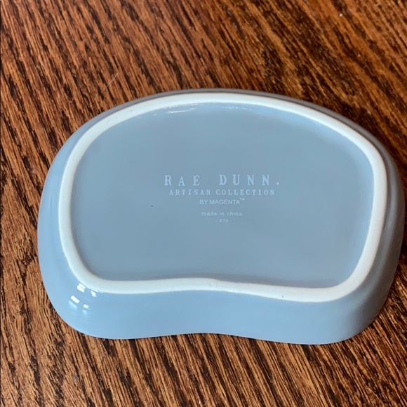 NWOT Rae Dunn “Wash” soap dish in gray - Picture 2 of 3